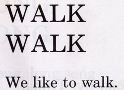 walk walk