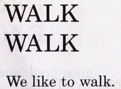walk walk fixed