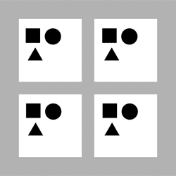 4 square illustration
